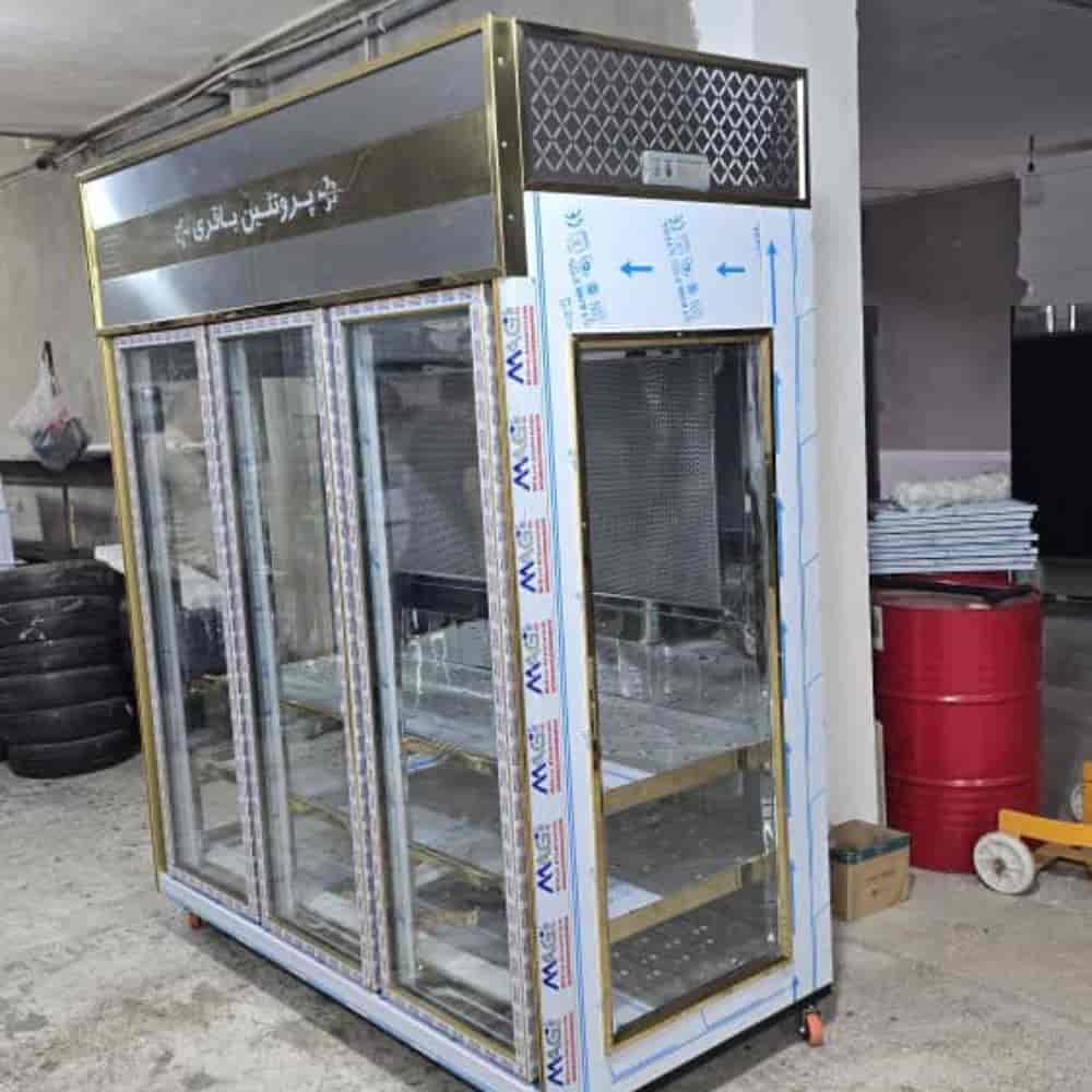 یخچال 2 متری پشت بسته استیل قصابی